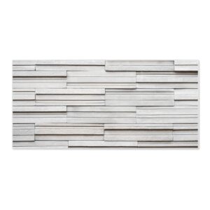 Banjado Magnettafel 78x37cm Magnetwand  Weiß Aus Metall Magnetpinnwand Pinnwand Inkl. 4 Magnete Motiv Relief