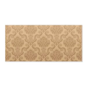 Banjado Magnettafel 78x37cm Magnetwand  Weiß Aus Metall Magnetpinnwand Pinnwand Inkl. 4 Magnete Motiv Tapete Beige
