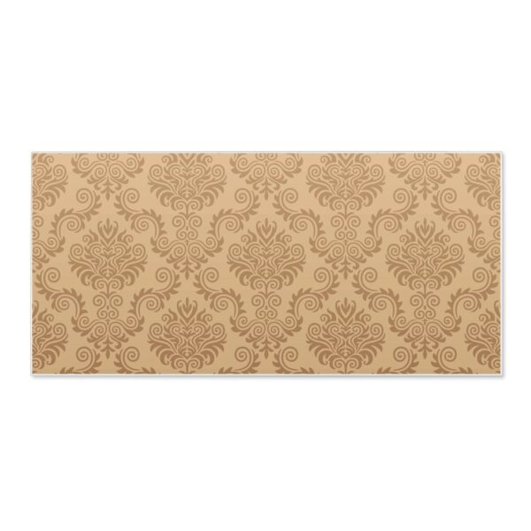 Banjado Magnettafel 78x37cm Magnetwand  Weiß Aus Metall Magnetpinnwand Pinnwand Inkl. 4 Magnete Motiv Tapete Beige