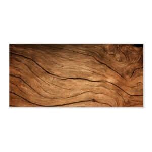 Banjado Magnettafel 78x37cm Magnetwand  Weiß Aus Metall Magnetpinnwand Pinnwand Inkl. 4 Magnete Motiv Trockenes Holz
