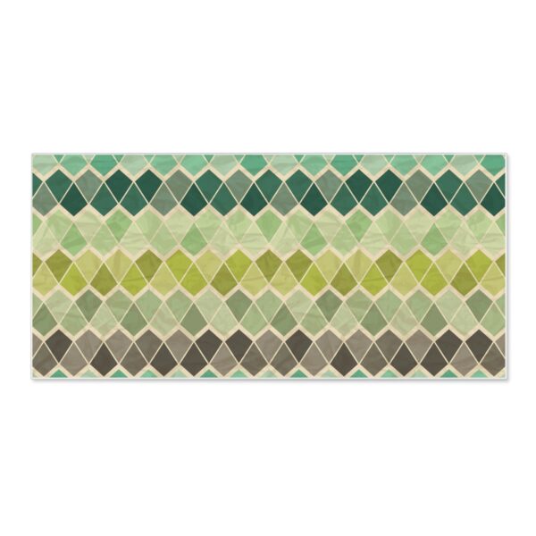 Banjado Magnettafel 78x37cm Magnetwand  Weiß Aus Metall Magnetpinnwand Pinnwand Inkl. 4 Magnete Motiv Vier Farben Grün