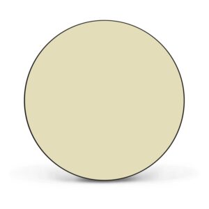 Banjado Magnettafel Rund Größe 47cm Magnetwand Schwarz Aus Metall Magnetpinnwand Pinnwand Motiv Beige