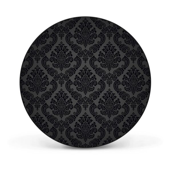 Banjado Magnettafel Rund Größe 47cm Magnetwand Schwarz Aus Metall Magnetpinnwand Pinnwand Motiv Black Deluxe