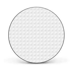 Banjado Magnettafel Rund Größe 47cm Magnetwand Schwarz Aus Metall Magnetpinnwand Pinnwand Motiv In Out