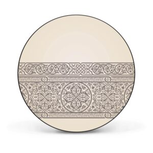 Banjado Magnettafel Rund Größe 47cm Magnetwand Schwarz Aus Metall Magnetpinnwand Pinnwand Motiv Keltischer Knoten