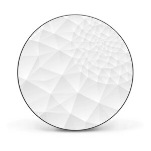 Banjado Magnettafel Rund Größe 47cm Magnetwand Schwarz Aus Metall Magnetpinnwand Pinnwand Motiv Nautilus