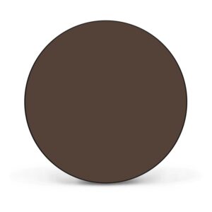 Banjado Magnettafel Rund Größe 47cm Magnetwand Schwarz Aus Metall Magnetpinnwand Pinnwand Motiv Schokobraun