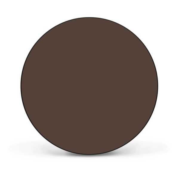 Banjado Magnettafel Rund Größe 47cm Magnetwand Schwarz Aus Metall Magnetpinnwand Pinnwand Motiv Schokobraun