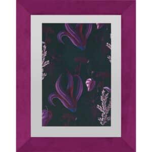 Bilderrahmen in Samtoptik Dark Wonder 10 cm x 15 cm Magenta