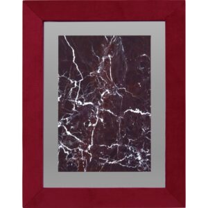 Bilderrahmen in Samtoptik Midnight Mystery 10 cm x 15 cm Bordeaux