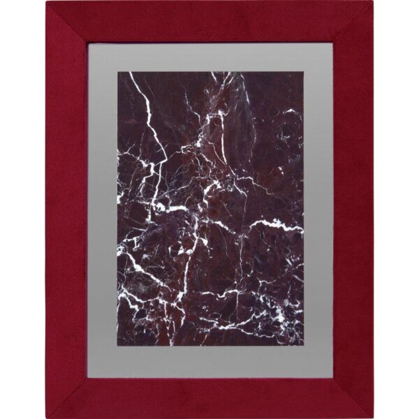 Bilderrahmen in Samtoptik Midnight Mystery 10 cm x 15 cm Bordeaux