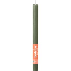 Bolsius Haushaltskerze Rustik Shine 270/23mm Frische Olive 1 Stck.