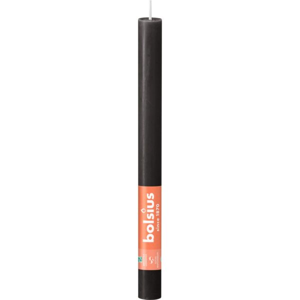 Bolsius Haushaltskerze Rustik Shine 270/23mm Stürmisches Grau 1 Stck.