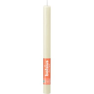Bolsius Haushaltskerze Rustik Shine 270/23mm Weiche Perle 1 Stck.