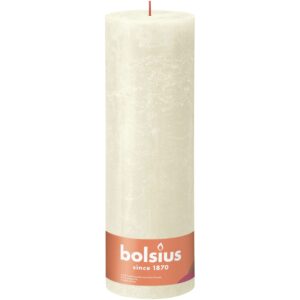 Bolsius Rustik-Kerze Shine 300/100 mm Weiche Perle