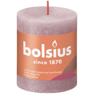 Bolsius Rustik-Kerze Shine 80/68 mm Eschenrose