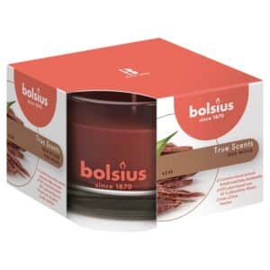 Bolsius True Scents Duftglas Medium 63/90mm Oud Wood
