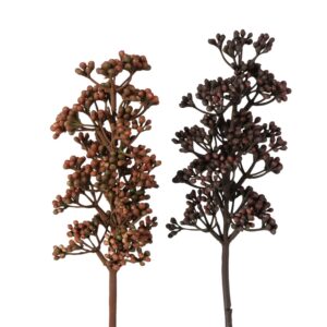 Boltze Deko-Zweig Akazie 2-fach Sortiert 54 cm Braun