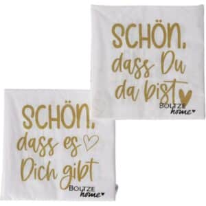 Boltze Servietten You 2-fach Sortiert 20 Stück