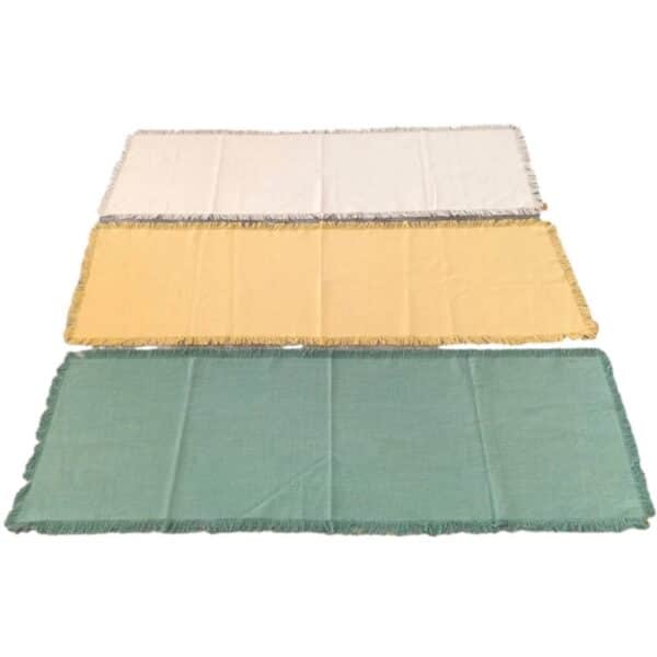 Boltze Tischläufer Lenea 3-fach Sortiert 140 cm x 40 cm Mehrfarbig