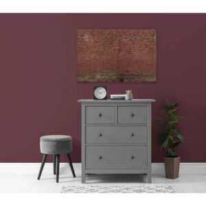 Bricoflor 3D Bild In Backstein Optik Für Teenager Und Küche Industrielles Wandbild Mit Klinkerstein Mauer Leinwand 120 X 80 Cm