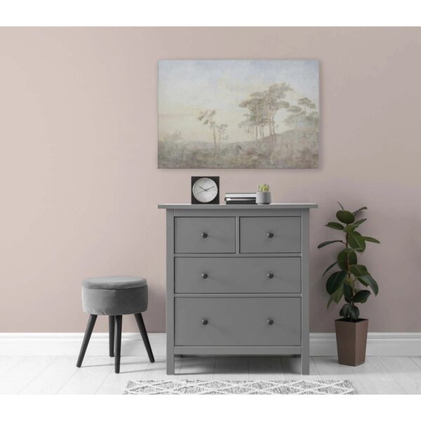 Bricoflor Gemälde Leinwand Mit Landschaft Wandbild In 120 X 80 Cm Vintage Leinwandbild Romantisch Ideal Für Schlafzimmer Und Flur