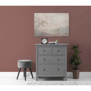 Bricoflor Kunst Wandbild Romantisch Für Schlafzimmer Und Wohnzimmer Gemälde Leinwand Mit Landschaft In 120 X 80 Cm