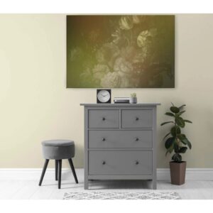 Bricoflor Leinwand Blumenstrauß Gelb Gold Alte Meister Bild Mit Blumen Stillleben Im Vintage Stil Barock Wandbild In 120 X 80 Cm