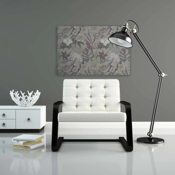 Bricoflor Leinwand Tropische Blätter 120 X 80 Cm Dschungel Wandbild Monstera Schmetterling Und Hawaii Blume Bild Für Schlafzimmer