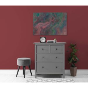 Bricoflor Leinwandbild Abstrakt Marmor Wandbild Bunt Für Wohnzimmer Und Kinderzimmer Deko Bild Modern In 120 X 80 Cm Farbverlauf