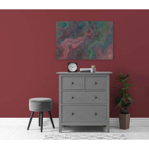 Bricoflor Leinwandbild Abstrakt Marmor Wandbild Bunt Für Wohnzimmer Und Kinderzimmer Deko Bild Modern In 120 X 80 Cm Farbverlauf