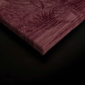 Bricoflor Lila Bild Mit Urwald Dschungel Wandbild In 120 X 80 Cm Leinwandbild Mit Regenwald Modern Für Wohnzimmer Und Küche