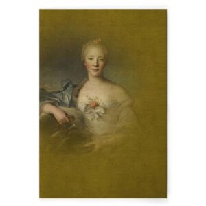 Bricoflor Ölgemälde Auf Leinwand Gelb Kunst Wandbild 60X90 Cm Hochkant Leinwandbild Im Barock Stil Mit Portrait Motiv