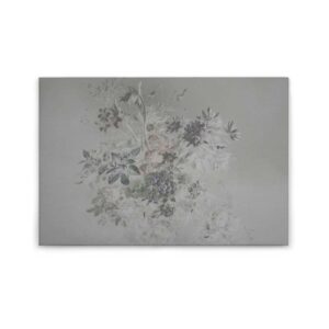 Bricoflor Pastell Wandbild Mit Blumen Ölgemälde Stillleben Als Leinwand Bild In Grau Wohnzimmer Und Schlafzimmer Bild Im Skandinavischen Stil