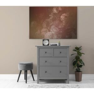 Bricoflor Wandbild Blumenstrauß Altes Foto Als Leinwandbild Im Barock Stil Alte Meister Bild Im Vintage Stil Für Schlafzimmer