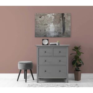 Bricoflor Wandbild Im Industrial Style Grau Teenager Und Küchen Leinwandbild In 120 X 80 Cm Industrielles Bild Mit Betonwand 3D