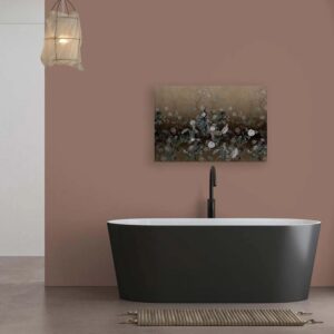 Bricoflor Wandbild Pfau Gold Leinwandbild Chinesisch Asiatisches Bild Mit Vögeln Und Blumen Ideal Für Esszimmer Und Schlafzimmer