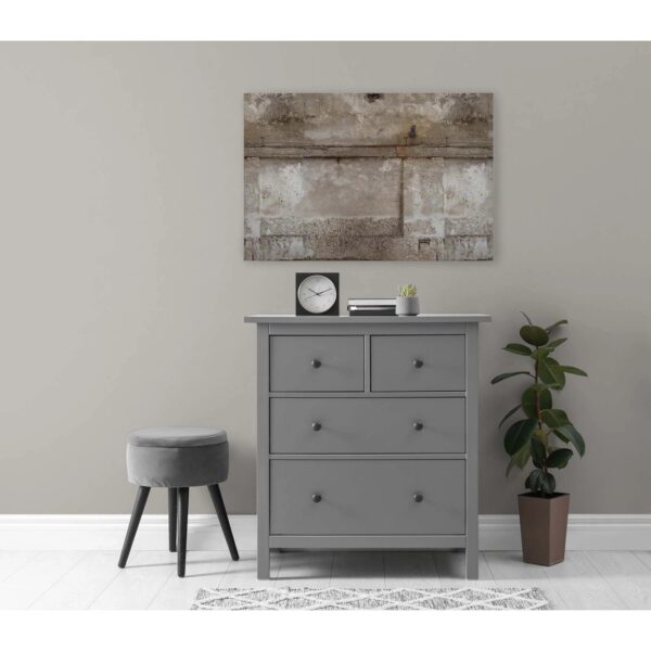 Bricoflor Werkstatt Fabrik Industrie Vintage Retro Dekor Wandbild Mit 3D Effekt Leinwandbild Im Industrial Style In 90 X 60 Cm