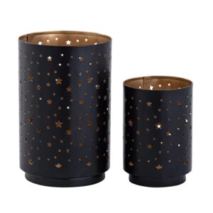 Casamia Teelichthalter Sterne 2er Set Kerzen