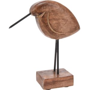 Deko Vogel Holz 2-fach sortiert 20 cm x 15 cm x 5