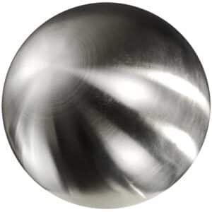 Dekokugel Edelstahl Silber matt Ø 8 cm
