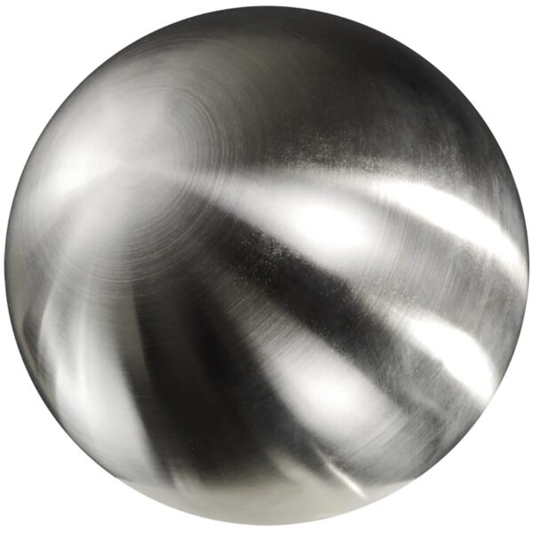 Dekokugel Edelstahl Silber matt Ø 8 cm