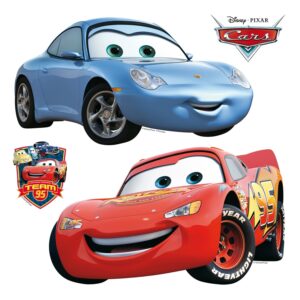 Disney Wandtattoo Cars Blau und Rot 30 x 30 cm 600219