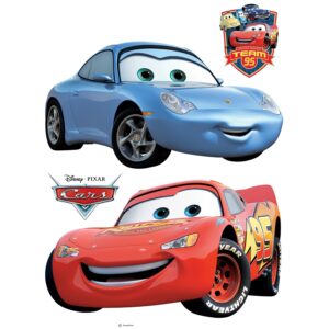 Disney Wandtattoo Cars Blau und Rot 65 x 85 cm 600178