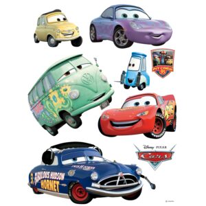 Disney Wandtattoo Cars Rot Blau und Grün 65 x 85 cm 600179