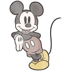 Disney Wandtattoo Mickey Mouse Grau Rot und Gelb 100 x 127 cm 612723