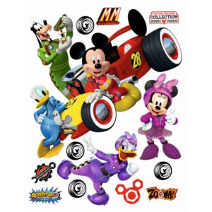 Disney Wandtattoo Micky Maus & Donald Duck Gelb Rot und Lila 65 x 85 cm 600164