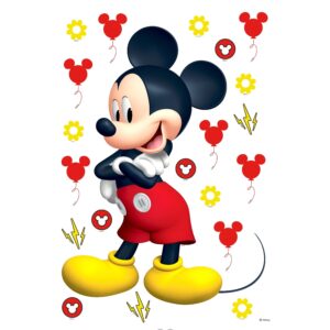 Disney Wandtattoo Micky Maus Gelb und Rot 42