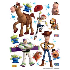 Disney Wandtattoo Toy Story Braun Weiß und Lila 65 x 85 cm 600139