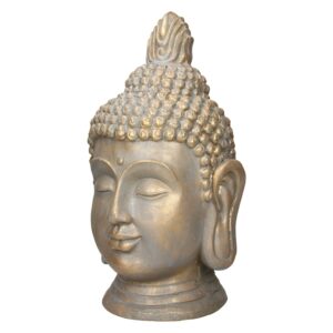 ECD Germany Buddha Figur Kopf Statue 74